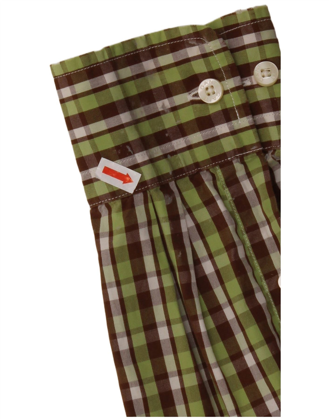 Camisa masculina de flanela GANT regular fit verde médio algodão xadrez