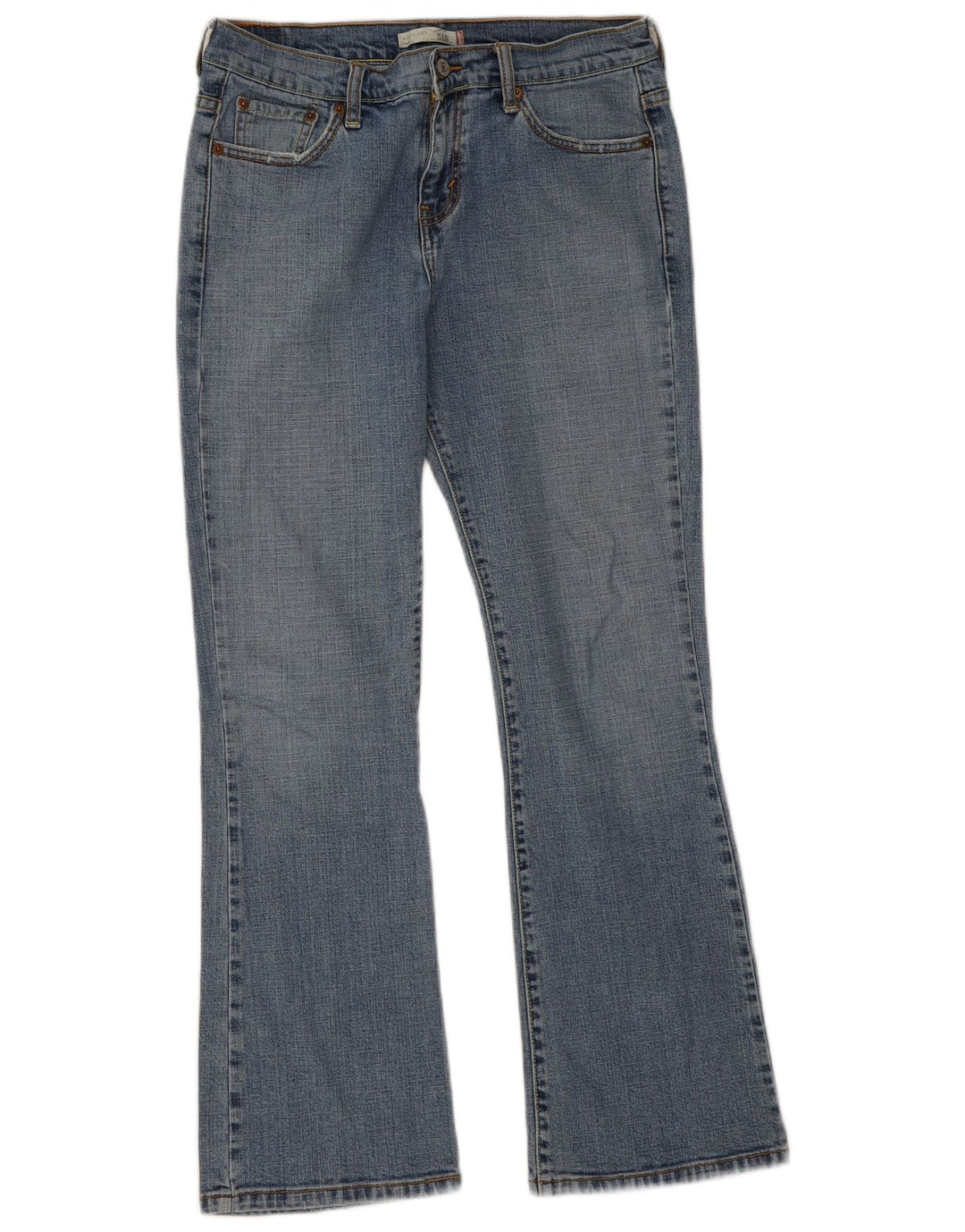 Calça jeans feminina Levi's 515 Bootcut W30 L29 azul algodão