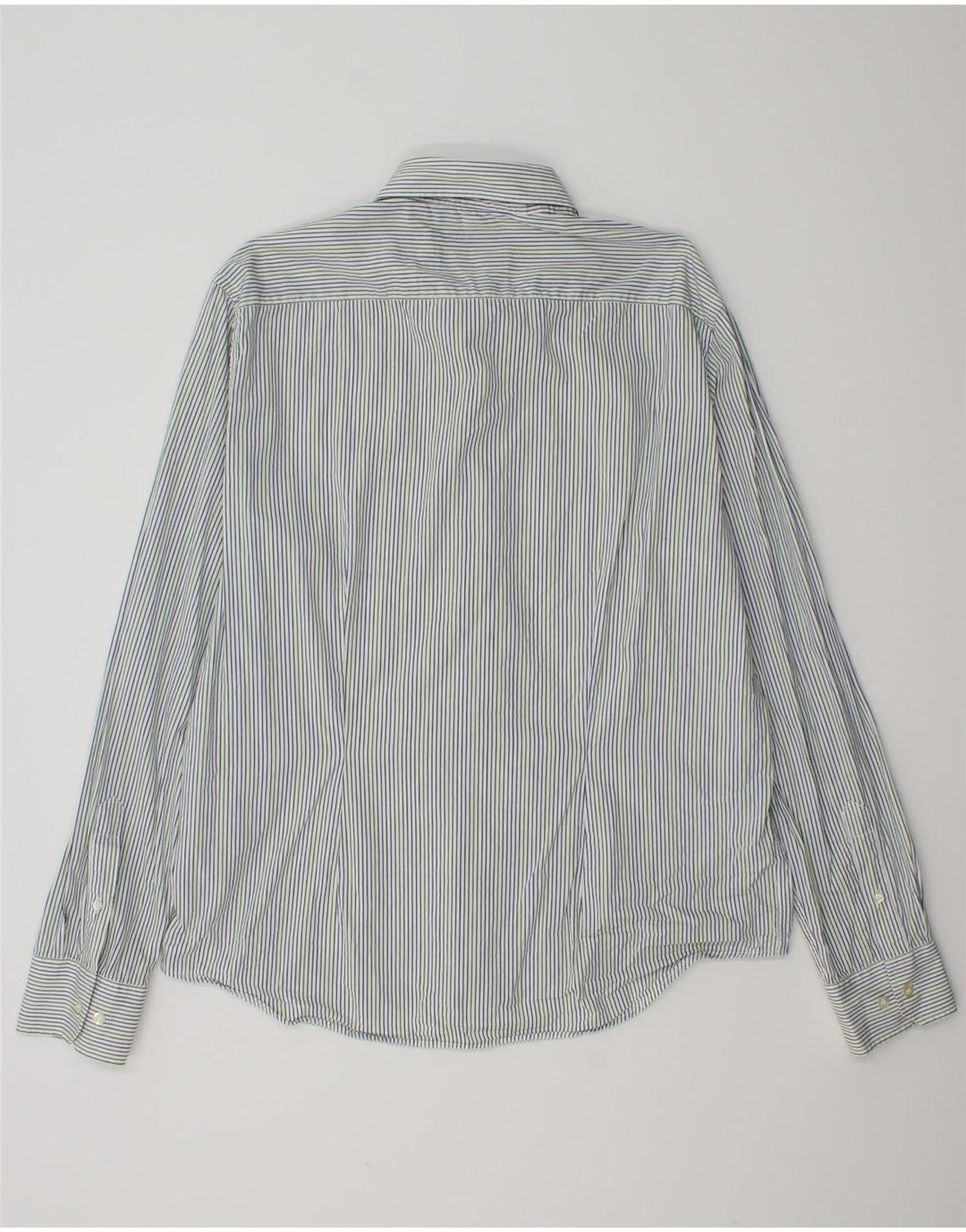 FRED PERRY Camisa masculina slim fit 2XL algodão listrado azul