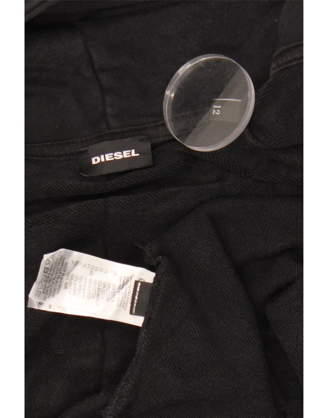 Diesel Meninos 11-12 Anos Algodão Preto