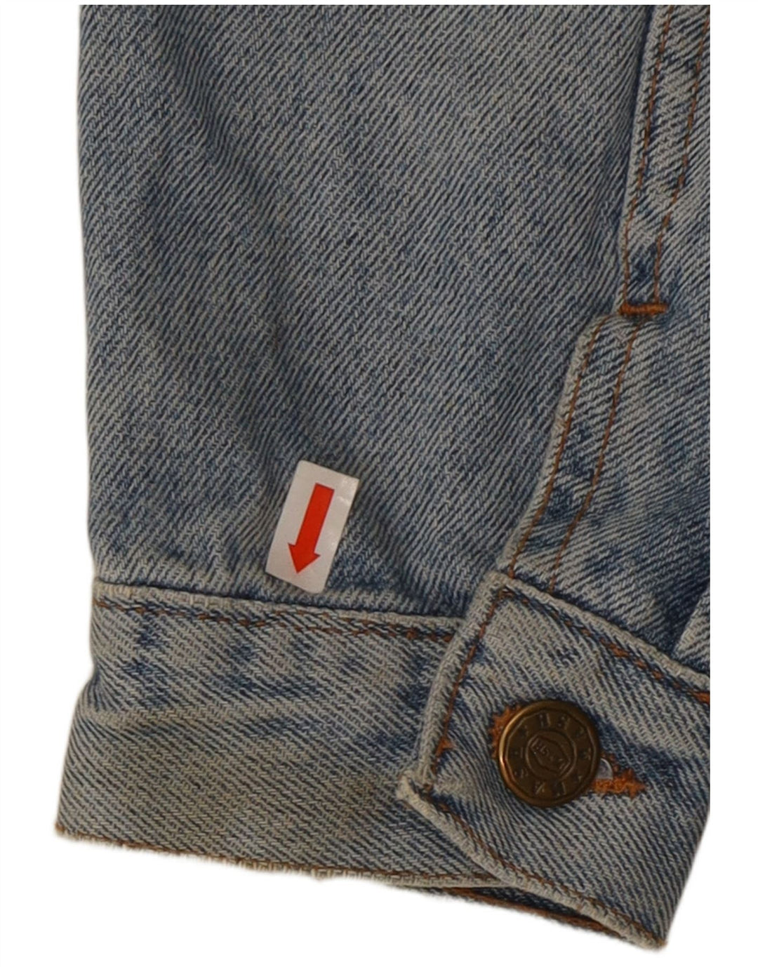 Jaqueta jeans feminina ROSEMARY UK 14 algodão azul médio