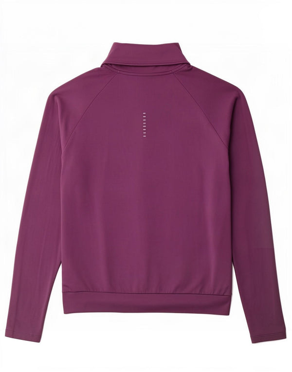 Nike Womens Dri Fit Graphic Pullover Treino Top UK 10 Pequeno Roxo