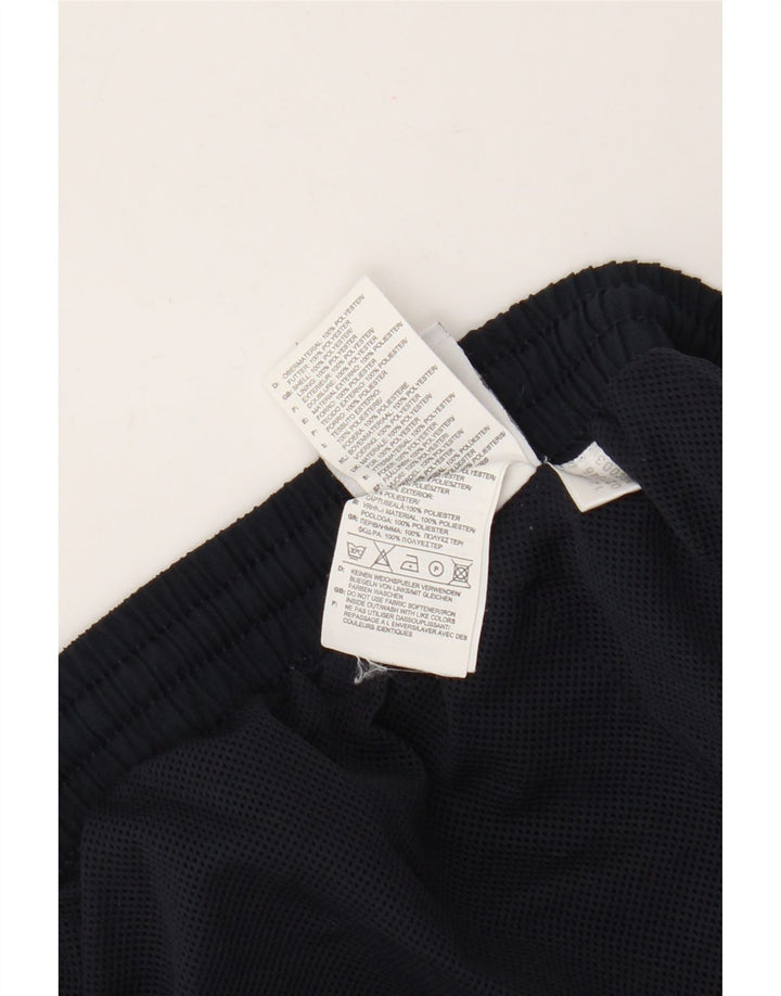 Shorts esportivos masculinos Adidas grandes poliéster azul marinho
