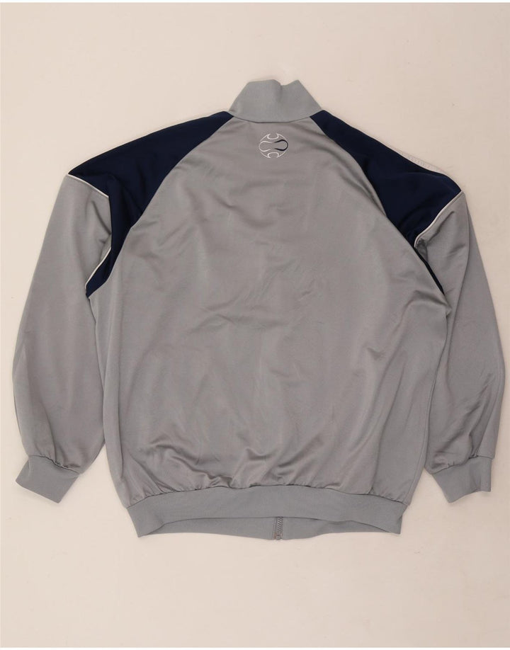 Adidas Mens Tracksuit Top Jacket XL Cinza Colorblock
