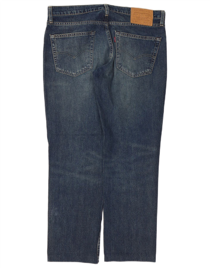 Levi's Masculino 511 Slim Jeans W33 L28 Azul Algodão