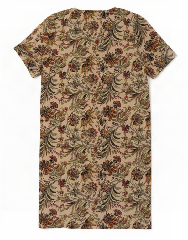 Vestido bainha feminino Marks & Spencer Reino Unido 20 2XL floral multicolorido