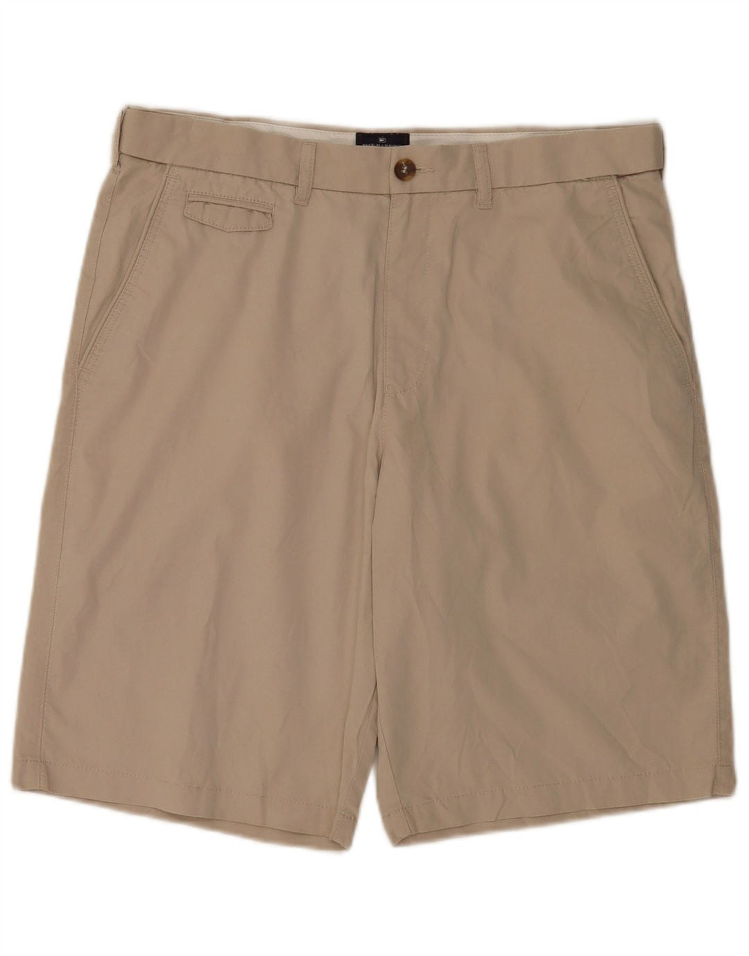Shorts masculino Marks & Spencer Blue Harbor Chino W36 grande algodão bege