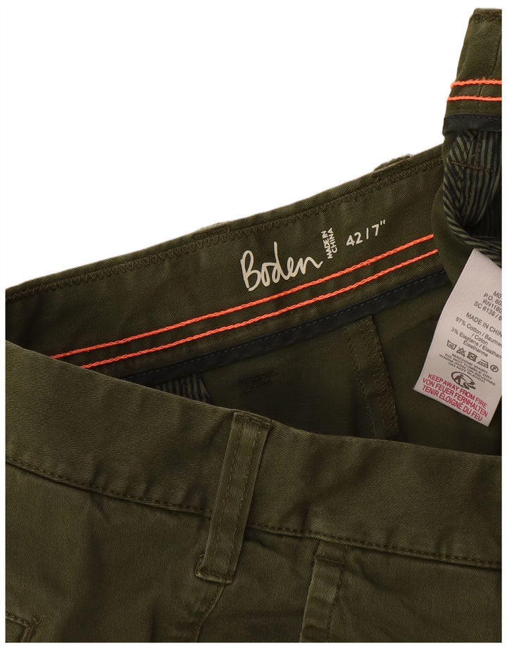 Boden Mens Chino Shorts W42 2XL Algodão Verde