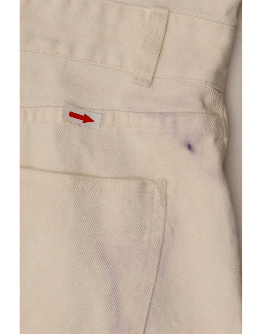 Macacão jeans feminino Zara UK 20 2XL algodão branco
