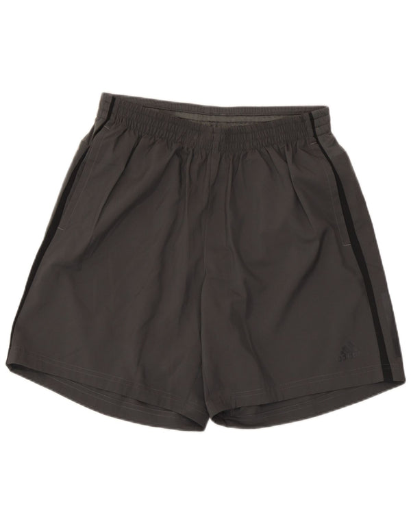 Adidas Mens Climalite Sport Shorts Small  Grey
