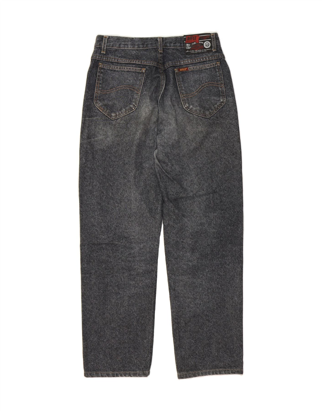 RIFLE Womens Straight Jeans W31 L29 Blue Cotton Vintage Rifle and Second-Hand Rifle from Messina Hembry 