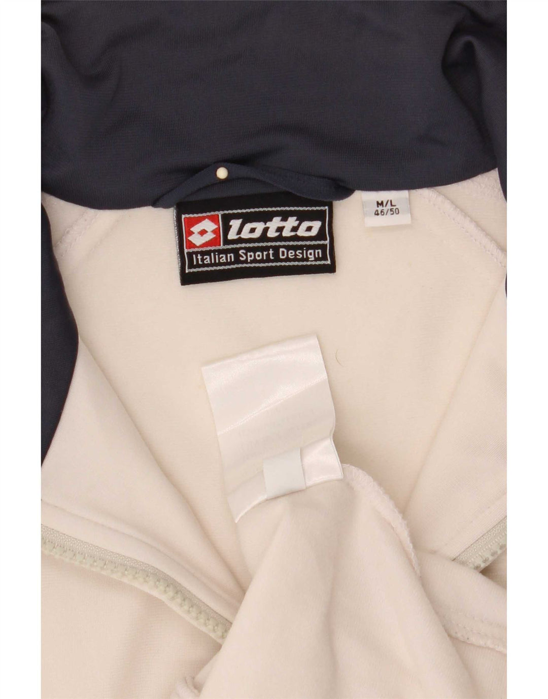 Lotto Mens Treino Top Jacket IT 46/50 Médio Branco Colourblock Poliéster