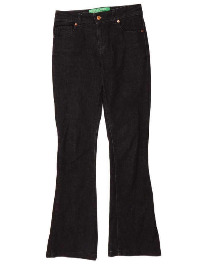 Benetton Jeans Bootcut Feminino W27 L30 Azul Marinho Algodão
