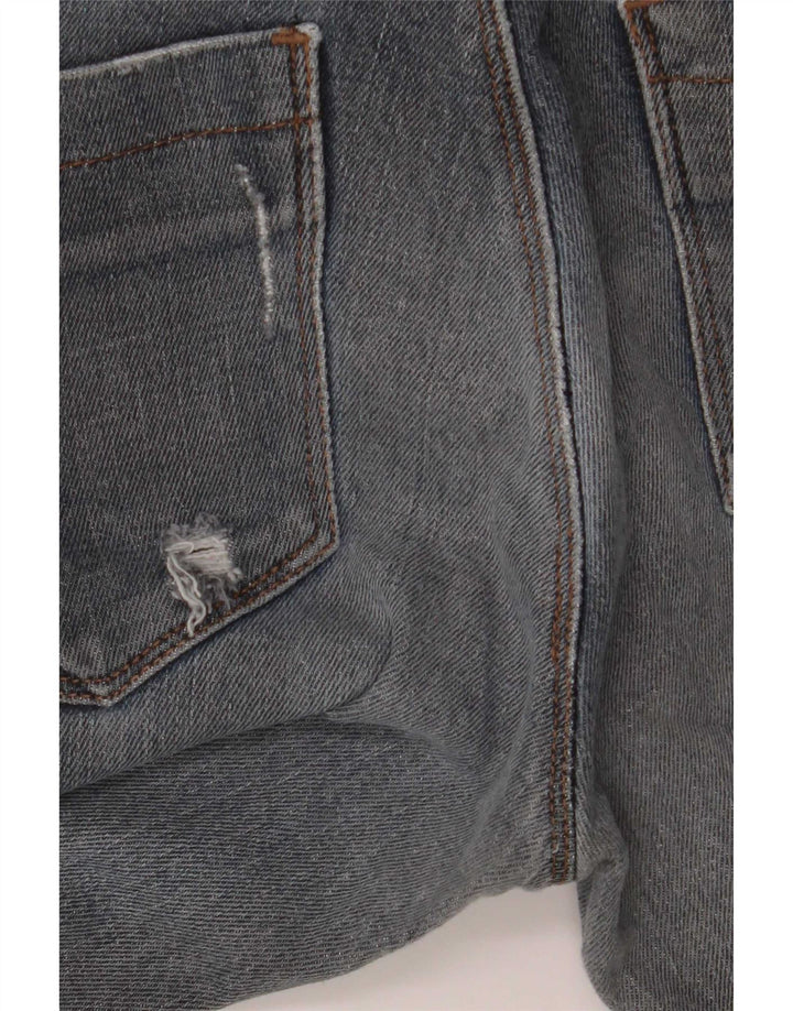 Zara Calça jeans feminina larga EU 36 XS W26 L30 Azul