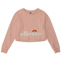 ELLESSE Womens Crop Graphic Sweatshirt Jumper UK 12 Medium Pink Vintage Ellesse and Second-Hand Ellesse from Messina Hembry 