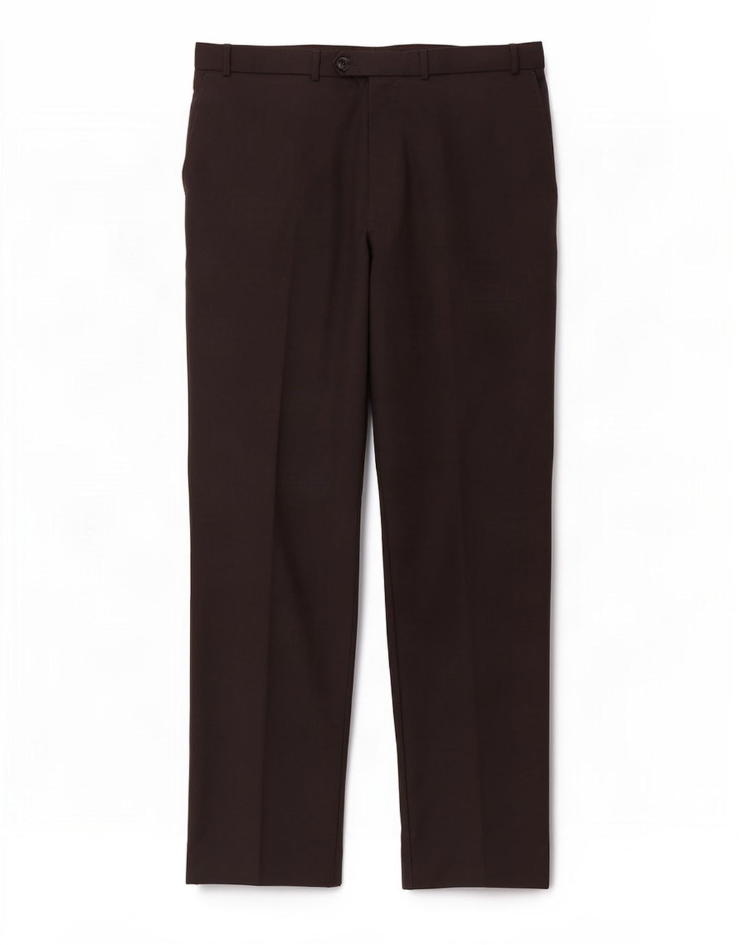 Calça masculina de terno reto Marks & Spencer W40 L31 lã preta
