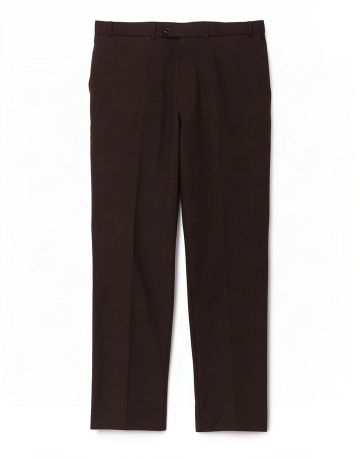 Calça masculina de terno reto Marks & Spencer W40 L31 lã preta