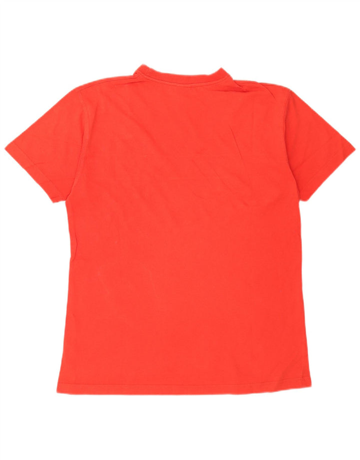 Camiseta masculina Reebok Top pequeno algodão vermelho