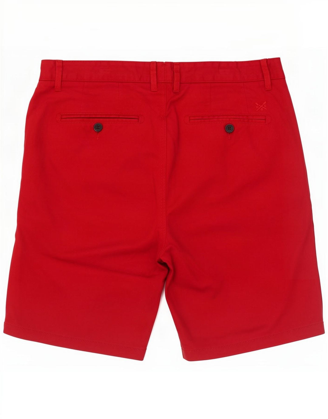 Crew Clothing Mens Chino Shorts W36 Grande Algodão Vermelho