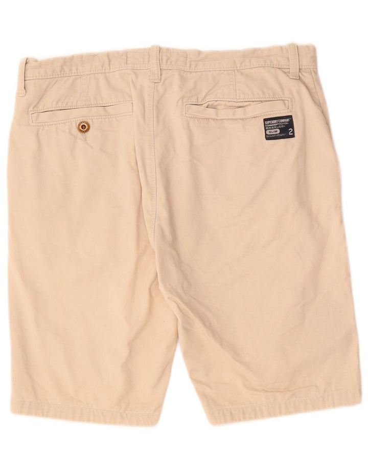 Superdry Mens Chino Shorts Grande W34 Algodão Bege
