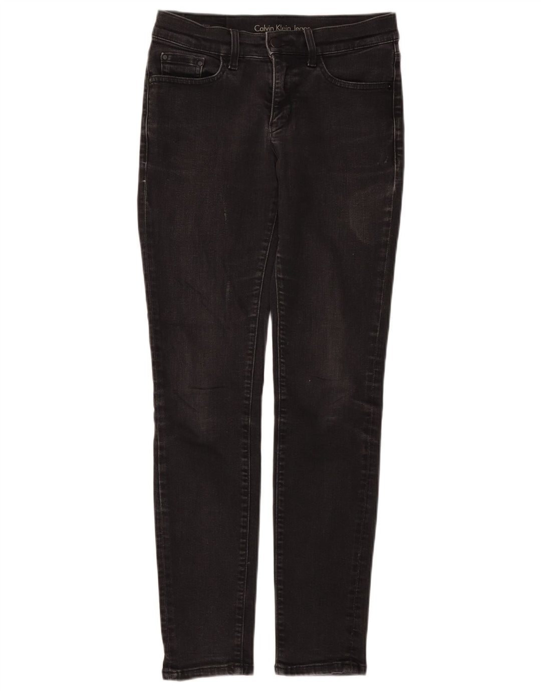 Calça jeans skinny feminina CALVIN KLEIN W26 L29 preta