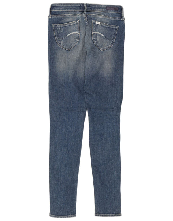 Calça jeans skinny feminina Lee W28 L30 algodão azul