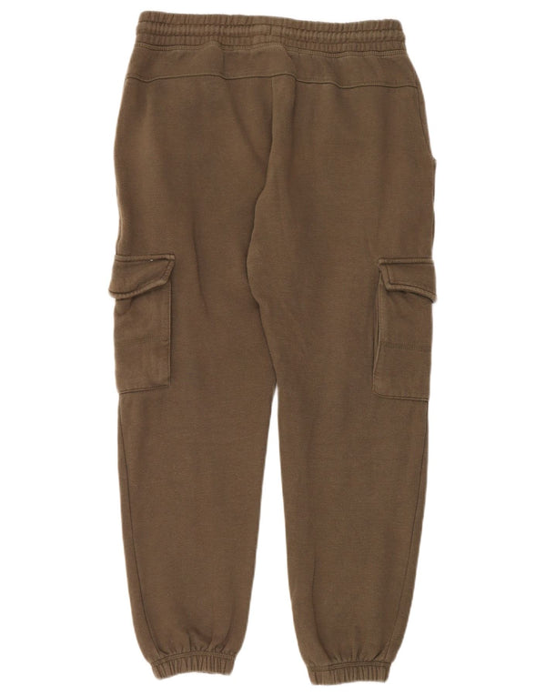 Calça de treino masculina Jack & Jones Cargo Joggers de algodão cáqui médio
