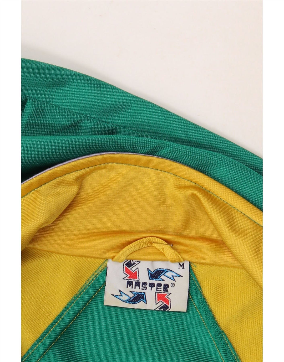 Master Mens Treino Top Jaqueta Poliéster Colorblock Verde Médio