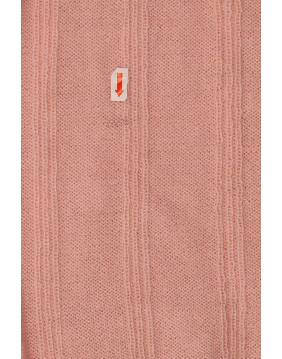 Suéter feminino VINTAGE com decote em V UK 18 XL rosa