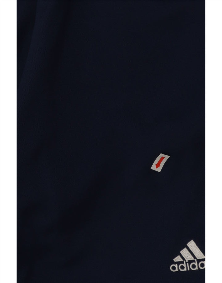 Adidas Masculino Climalite Sport Shorts Pequeno Azul Marinho Colorblock Poliéster