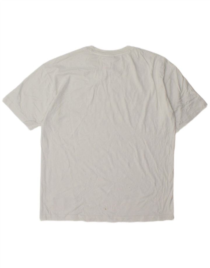Campeão Mens Stranger Things Graphic Camiseta Top Médio Branco