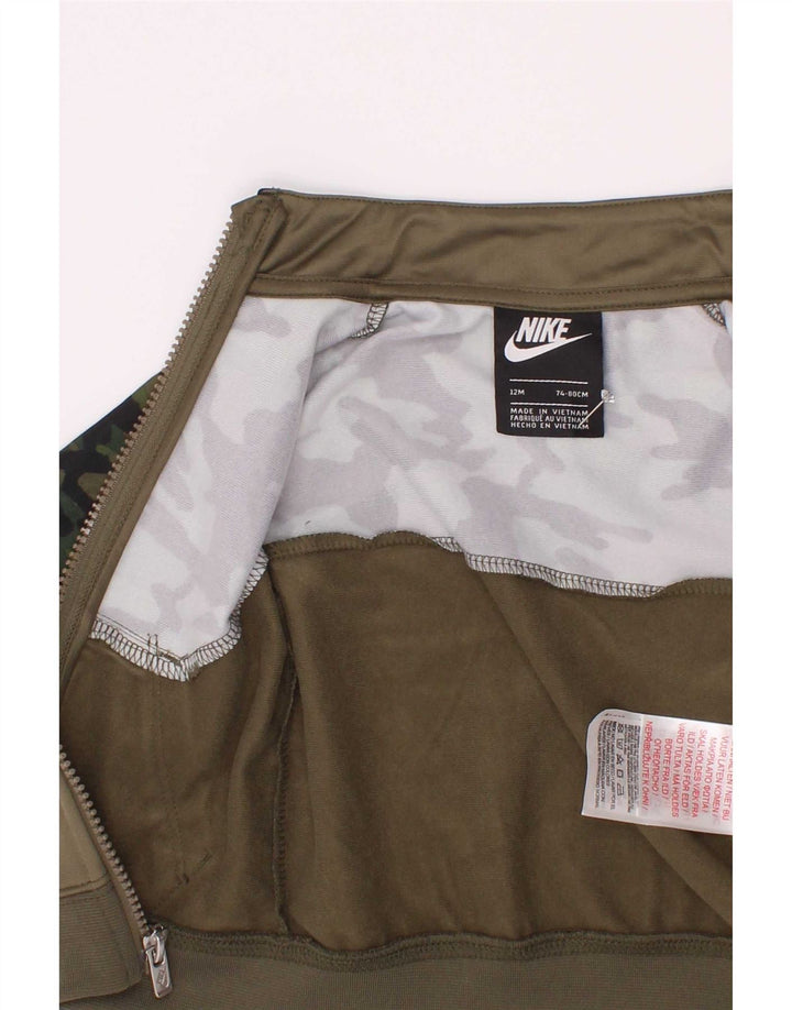 Jaqueta Nike Baby Boys Treino Top 9-12 Meses Cáqui Camuflagem Poliéster