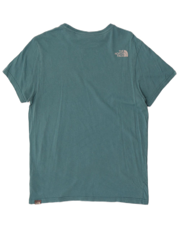 The North Face Camiseta Masculina Top Pequeno Algodão Azul