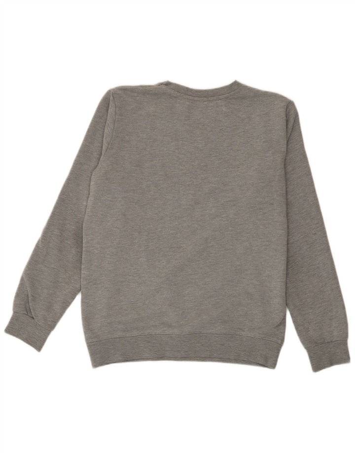 Suéter gráfico feminino Pyrex UK 10 pequeno algodão cinza