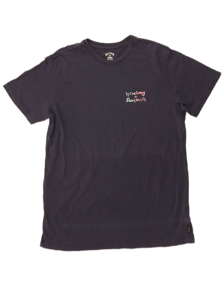 Camiseta gráfica masculina BILLABONG Top XL algodão azul marinho