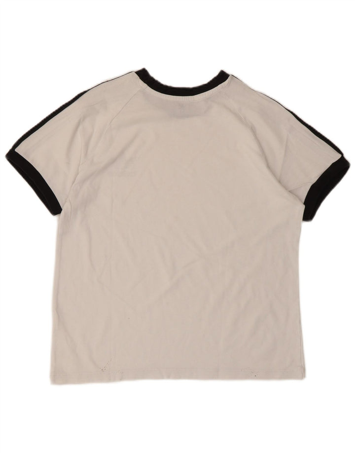 Camiseta Adidas Menino Top 11-12 Anos Médio Branco
