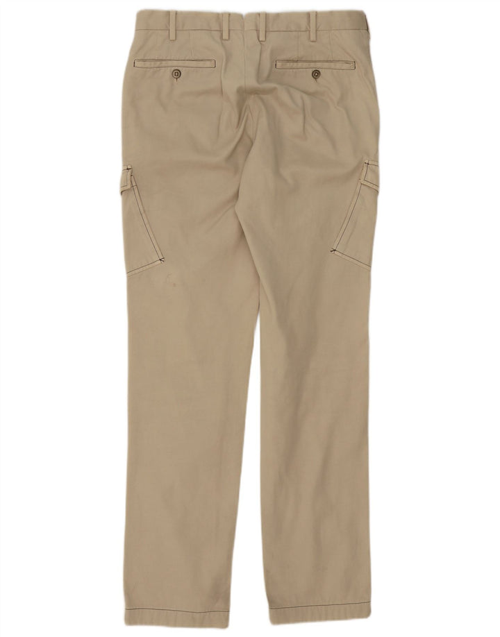 PT01 Calça Cargo Masculina Slim Fit IT 48 Média W32 L33 Bege Algodão