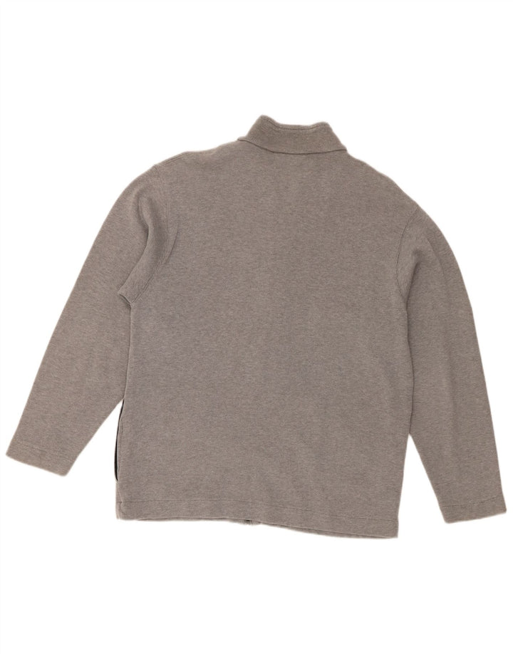 Marks & Spencer Jaqueta masculina de agasalho pequeno de algodão cinza