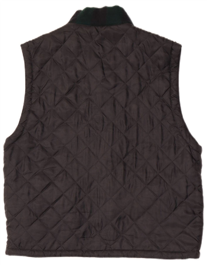Colete acolchoado masculino vintage UK 38 médio preto