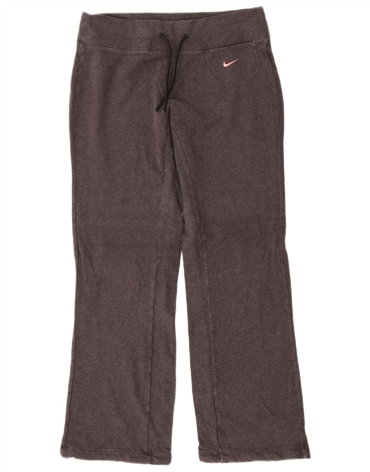 Calça de treino feminina NIKE Dri Fit UK 14 cinza médio algodão