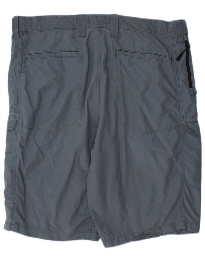 Shorts cargo masculino Marks & Spencer W36 grande algodão azul