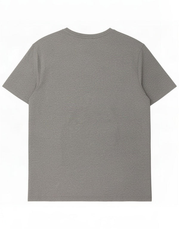 Camiseta masculina Puma Graphic 2XL algodão manchado cinza