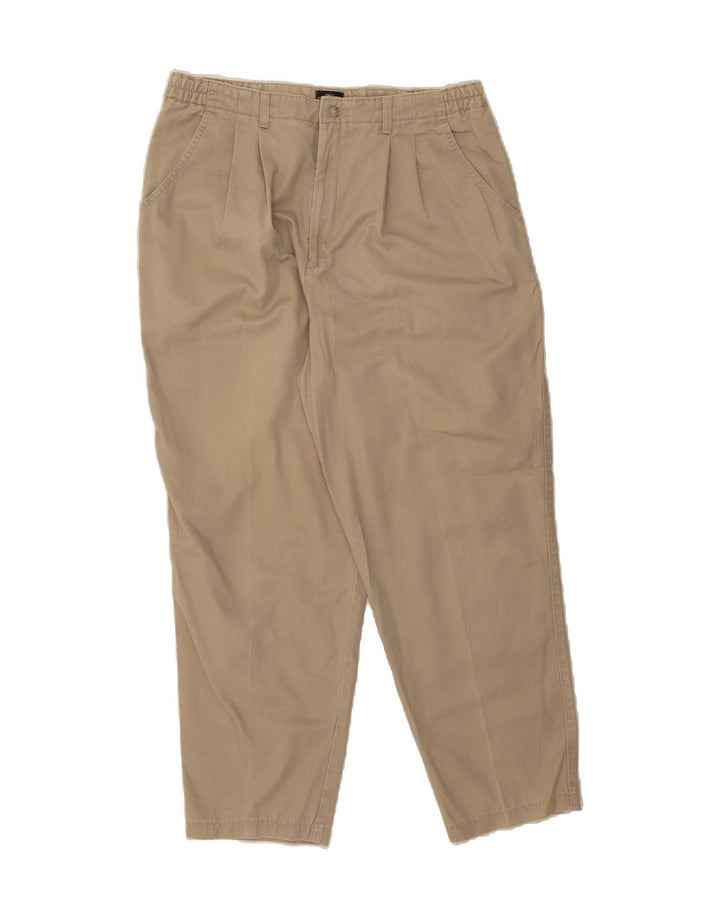 LEE Womens Pegged Chino Trousers US 16 2XL W36 L28 Beige Cotton Vintage Lee and Second-Hand Lee from Messina Hembry 