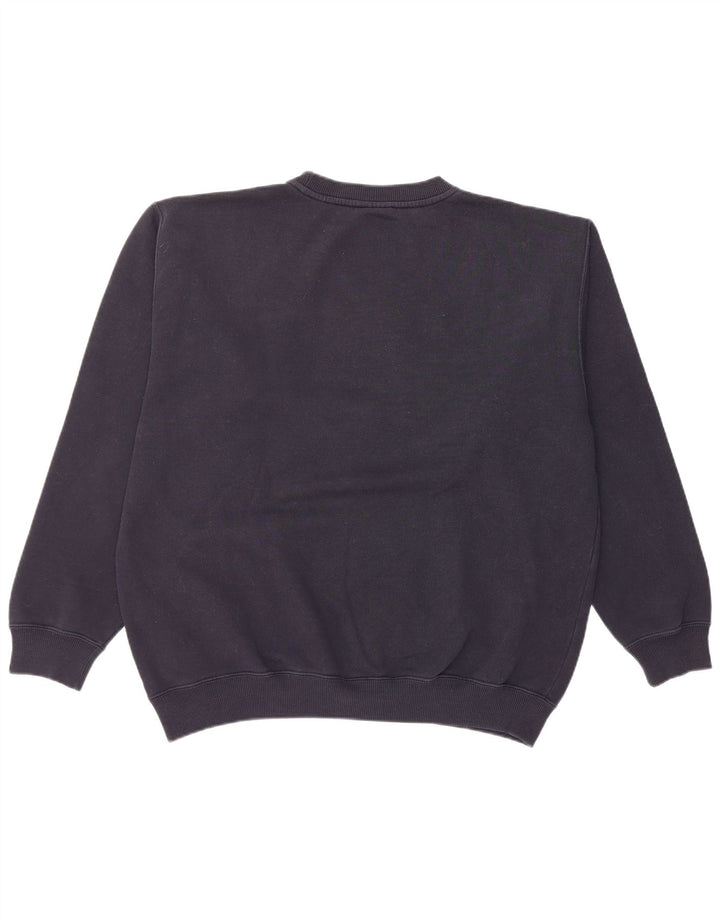 Reebok Mens moletom jumper médio algodão azul marinho
