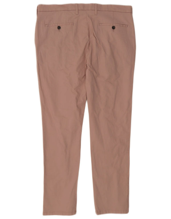 Calça jeans skinny masculina Marks & Spencer W36 L29 algodão rosa