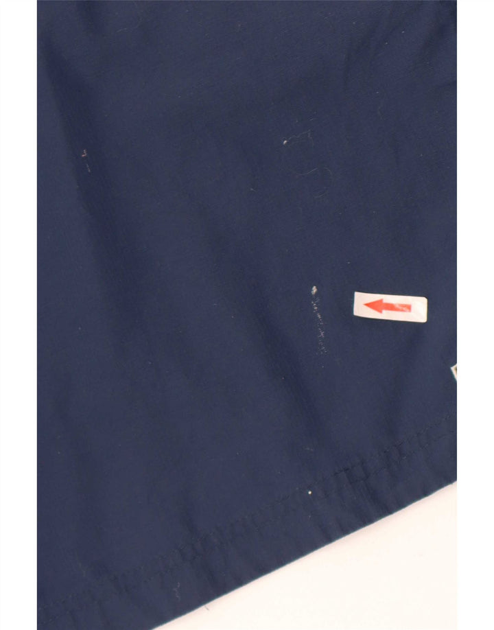Shorts esportivos masculinos Reebok grande nylon azul marinho