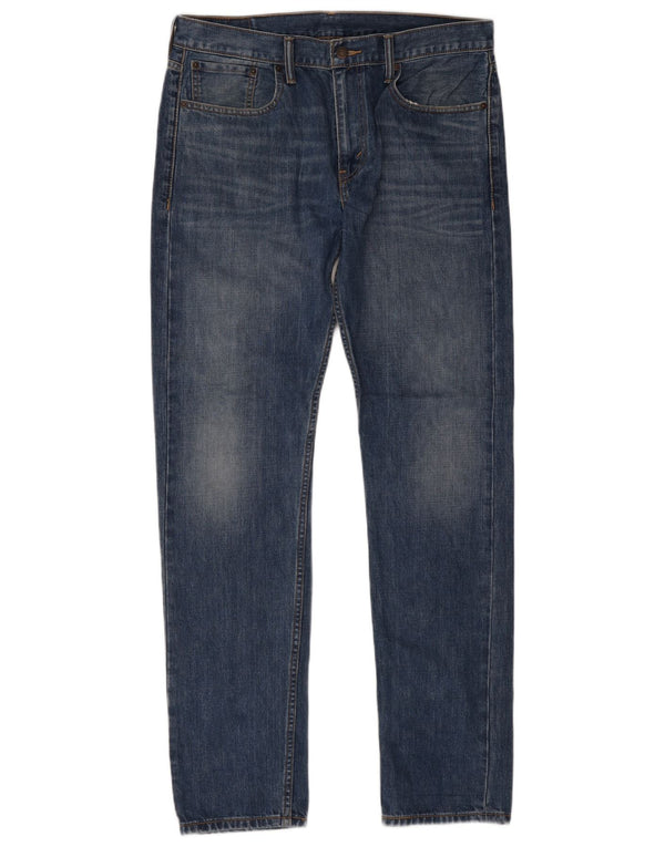 Levi's Masculino 508 Regular Tapered Jeans W33 L34 Azul Algodão