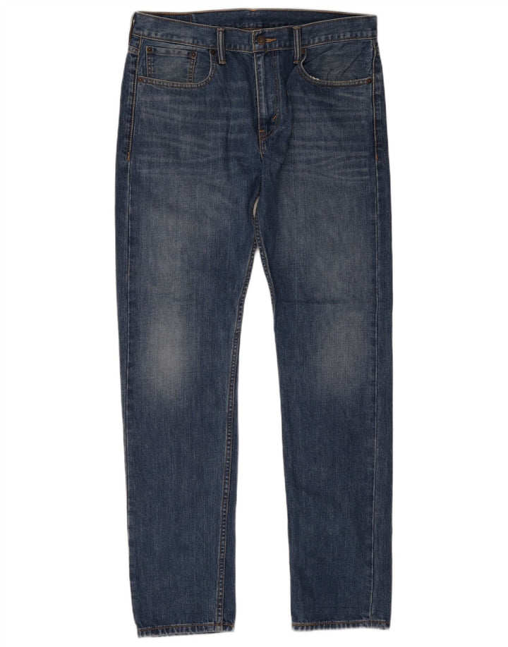 Levi's Masculino 508 Regular Tapered Jeans W33 L34 Azul Algodão