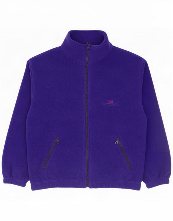 Cape Horn Mens Fleece Jacket UK 38 Medium Purple Polyester