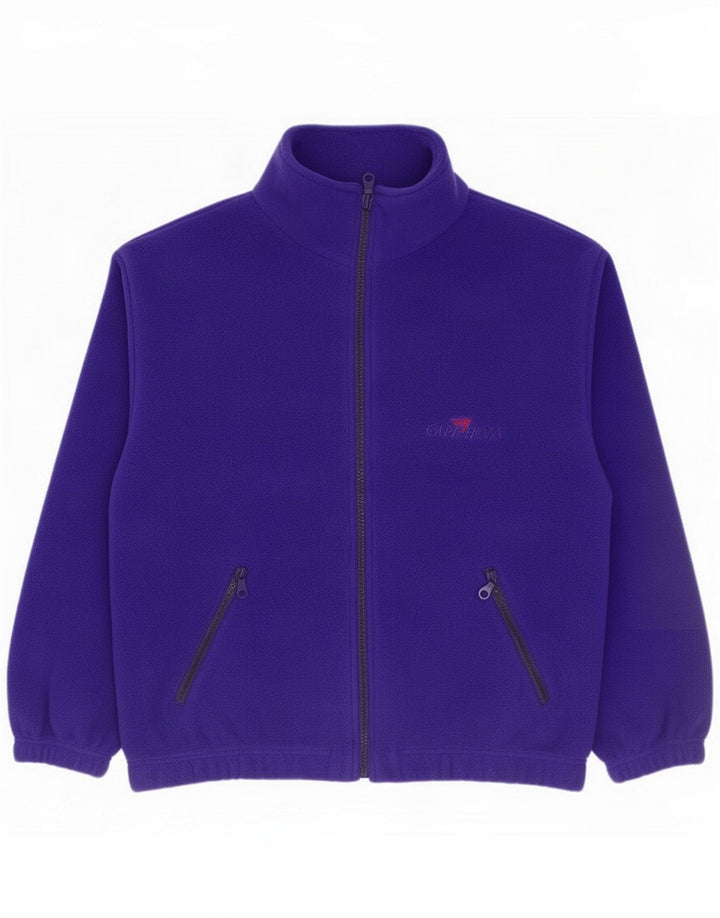 Cape Horn Mens Fleece Jacket UK 38 Poliéster roxo médio
